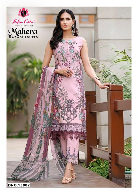 Nafisa mahera vol-15 karachi dress material wholesale facebook